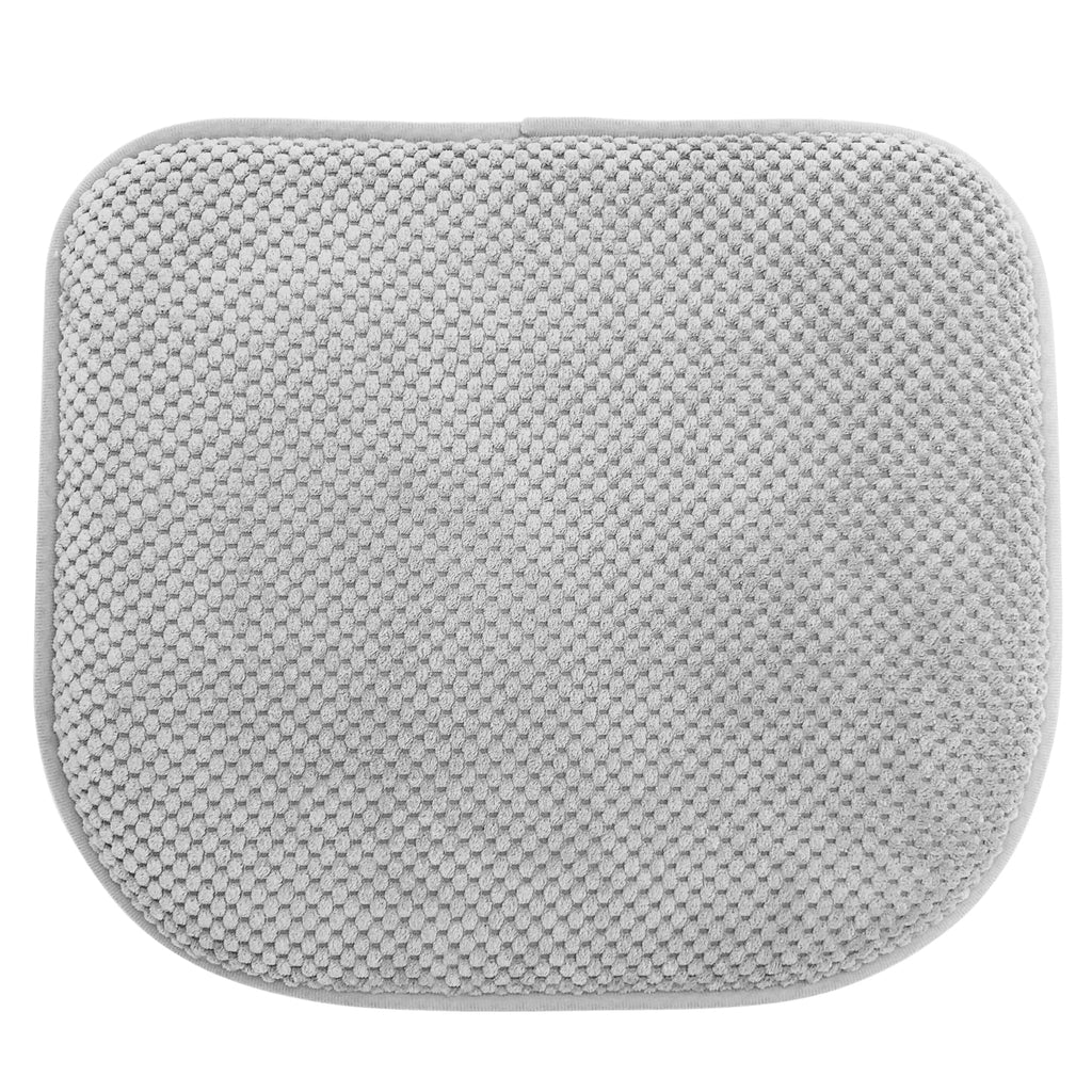 Grey Foam Seat Cushions Kitchen Chairs Pads for Dining Chairs Non Slip Office Seat Cushions Washable U Shaped Soft Thick Large Metal Wooden Chair Cushions,17" x 15"
