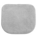 Grey Foam Seat Cushions Kitchen Chairs Pads for Dining Chairs Non Slip Office Seat Cushions Washable U Shaped Soft Thick Large Metal Wooden Chair Cushions,17" x 15"