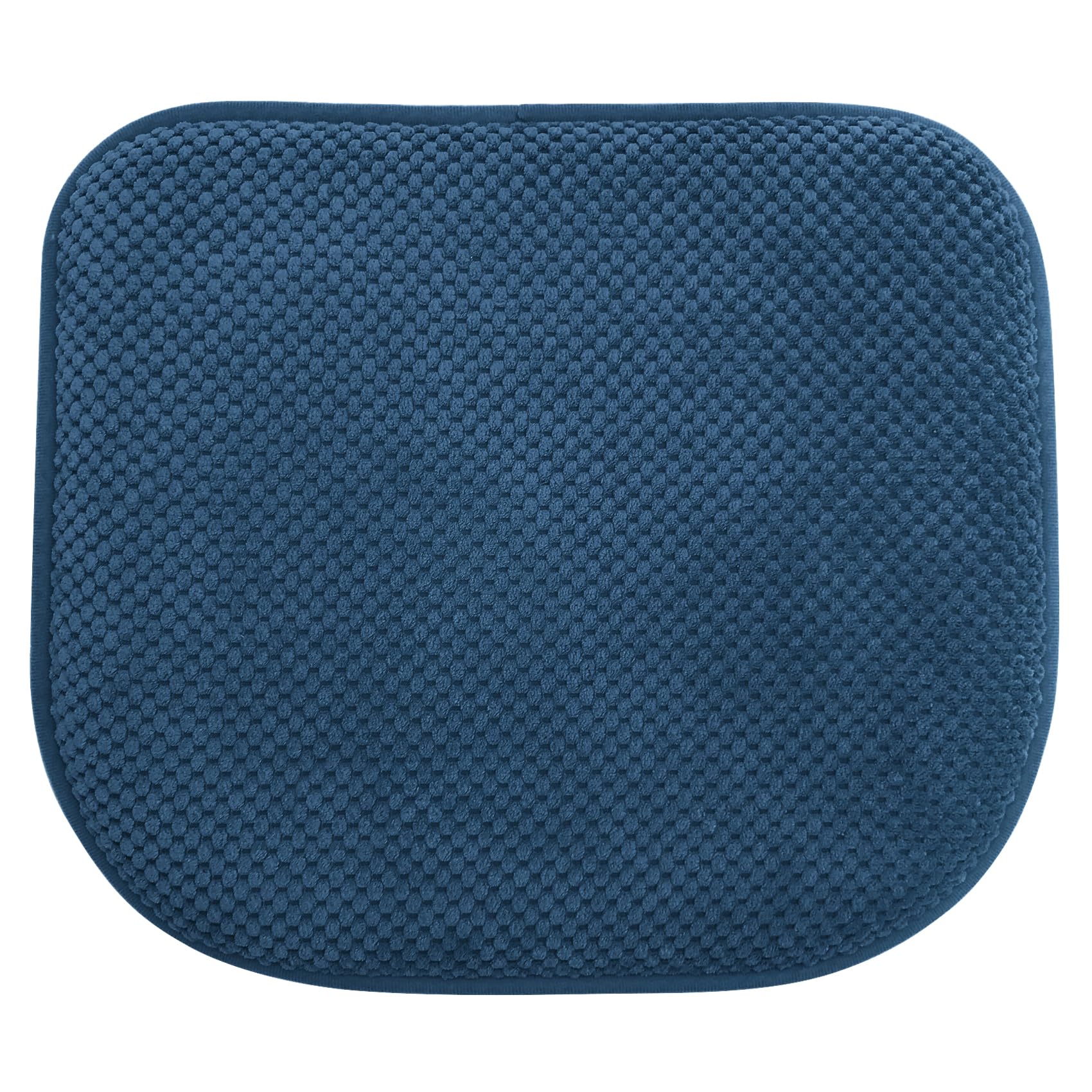 Grey Foam Seat Cushions Kitchen Chairs Pads for Dining Chairs Non Slip Office Seat Cushions Washable U Shaped Soft Thick Large Metal Wooden Chair Cushions,17" x 15"